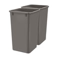 thumbnail image 1 of Rev-A-Shelf 27 qt. Replacement Waste Container for Rev-A-Shelf Pullouts, Orion Gray 2-pack, 1 of 12