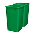 thumbnail image 1 of Rev-A-Shelf Polymer Replacement 27 Qt Green Trash Bin, 2 Pack, RV-1024-19-2, 1 of 12