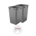 thumbnail image 1 of Rev-A-Shelf Polymer Replacement 27 Qt Trash Bin, 2 Pack, RV-1024-17-2, 1 of 12