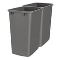 thumbnail image 1 of Rev-A-Shelf Polymer Replacement 35 Qt Gray Trash Bin, 2 Pack, RV-35-13-2, 1 of 11