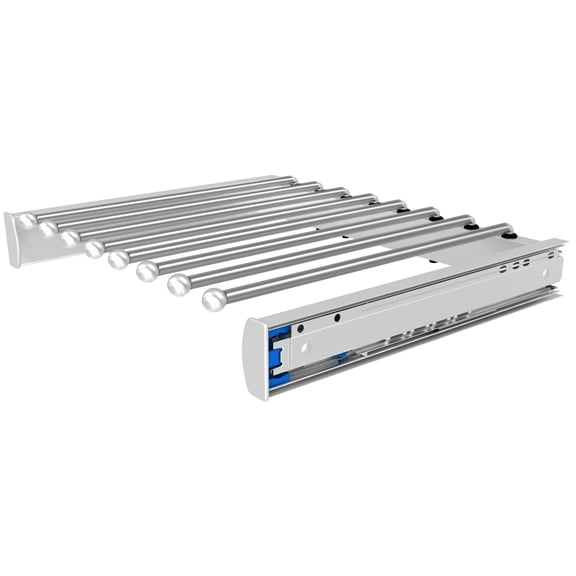 Rev-A-Shelf PSCSL-1814SC-CR-1 Classic 18"W Steel Pull Out Pant Rack Organizer - Chrome