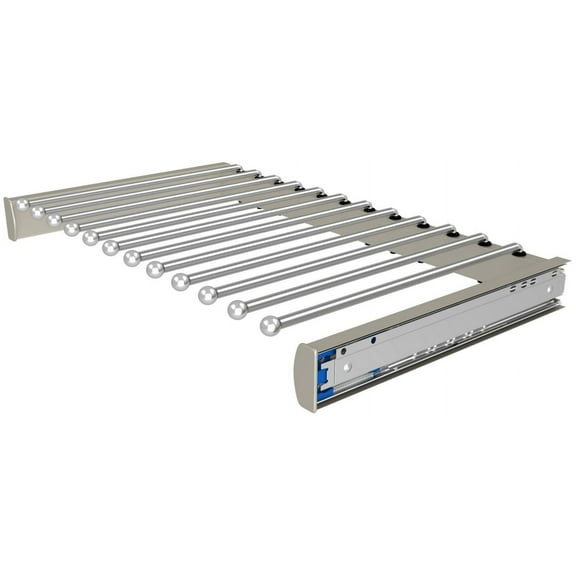 Rev-A-Shelf Pscsl-2414Sc-1 Sidelines 24" Pull Out Pants Rack - Nickel