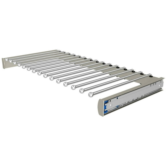 Rev-A-Shelf PSCSL-3014SC-SN-1 Classic 30" Steel Frame Slide Out Pull Out Pants Rack