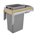 thumbnail image 1 of Rev-A-Shelf Pull Out Trash Can w/ Soft-Close, 50 Qt,4WTCM-1550BBSCDM-1, 1 of 8