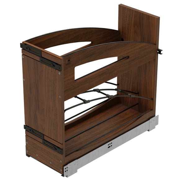 Rev-A-Shelf Pullout Tray Divider with Soft-Close for 12 Base Cabinets