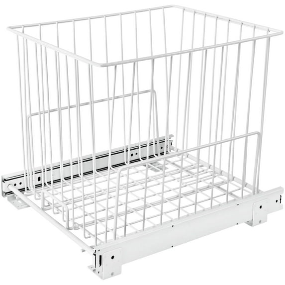 Rev-A-Shelf Hrv-1515 S Value Line 14-3/4"W Steel Wire Pull Out Laundry Clothes Hamper For
