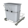 thumbnail image 1 of Rev-A-Shelf RUKD-1420RB-1 20 Qt Universal Waste Container with Rear Basket, 1 of 10