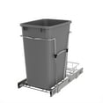 thumbnail image 1 of Rev-A-Shelf RV-12KD-17C Single 35 Qt Kitchen Cabinet Pullout Waste Bin, 1 of 13