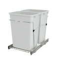 thumbnail image 1 of Rev-A-Shelf RV-18KD-11C S Double 35 Quart Pullout Waste Containers, White, 1 of 11