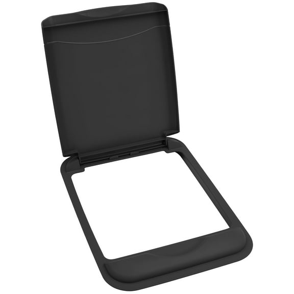 Rev-A-Shelf RV-50-LID-18-1-40 50-Quart Trash Can Lid, Black (Lid Only)