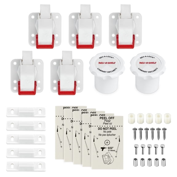Rev-A-Shelf Rev-A-Lock Magnetic Child Safe Cabinet Security System, RAL-101-1