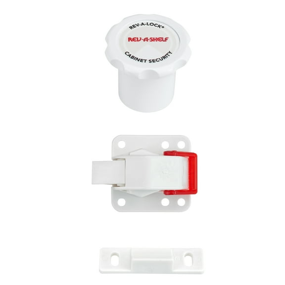 Rev-A-Shelf Rev-A-Lock Magnetic Child Safe Cabinet Security System, RAL-101-1