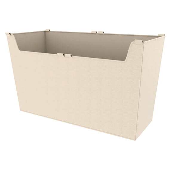 Rev-A-Shelf Sidelines CBLSL-301417-T-1 Canvas Cloth Closet Basket Liner, Tan