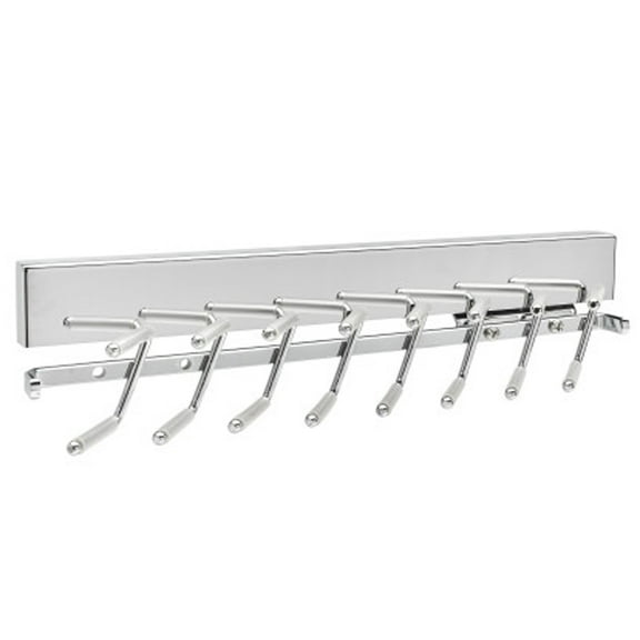 Rev-A-Shelf Sidelines CTRSL-14-CR-1 14" Pull-Out Sliding Deluxe Tie Rack, Chrome