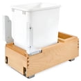 thumbnail image 1 of Rev-A-Shelf Single 35 Qt Pullout Bottom Mount Trash Container, Maple, 1 of 12