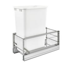 Rev-A-Shelf Single Pullout 50 qt. Kitchen Trash Can w/ Soft-Close, 5349-1550DM-1