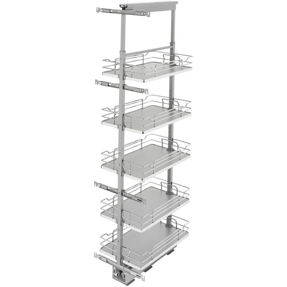 Rev-A-Shelf 5358-13 Contemporary 14-9/16"W Soft Close Adjustable Shelf Pull Out Cabinet