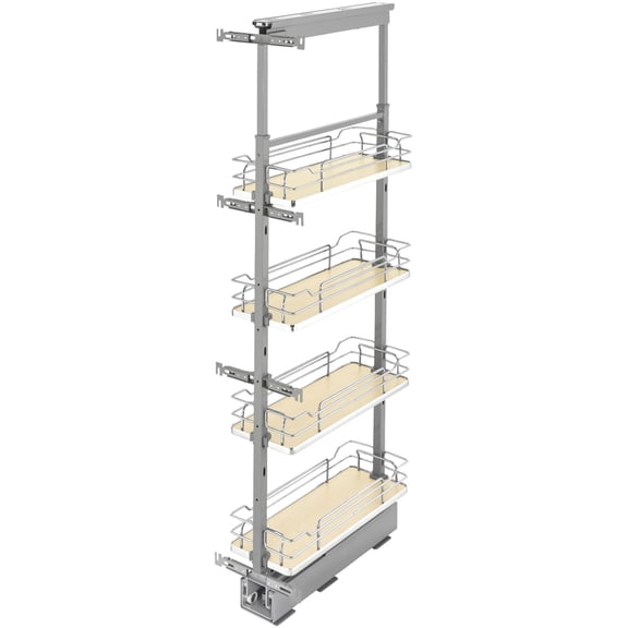 Rev-A-Shelf Soft-Close Chrome Pull Out Pantry
