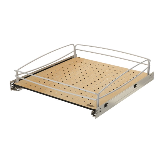 Rev-A-Shelf Solid Bottom Pull Out Base Cabinet Organizer, 54BK-21SC-1