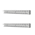 thumbnail image 1 of Rev-A-Shelf TRC-14CR 14-Inch Side Mount Extending Tie Rack, Chrome (2 Pack), 1 of 9