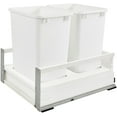 thumbnail image 1 of Rev-A-Shelf TWCSC-21DM-2 Tandembox 18-1/2"W Pull Out Double 35 Qt / 8.75 Gallon Trash Can, 1 of 6