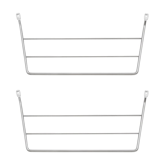 Rev-A-Shelf Undersink Door Mount Towel Bar, 2 Pack, Chrome