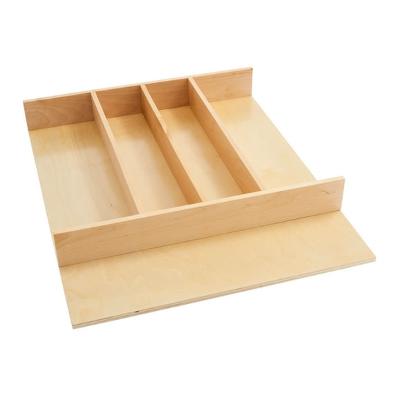 Rev-A-Shelf Wood Trim-to-Fit Drawer Organizer Insert, 18.5x22 In, 4WUT-1