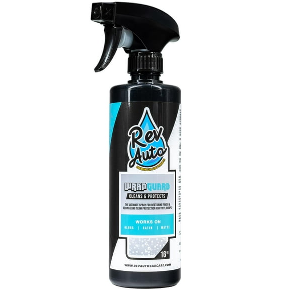 Rev Auto Wrap Guard - Professional Wrap Detailer/Wrap Protection Spray | Cleans, Hydrates, and Protects Vehicle Vinyl Wrap | Wrap Detail Spray | Wrap Protectant (16 Fl Oz)