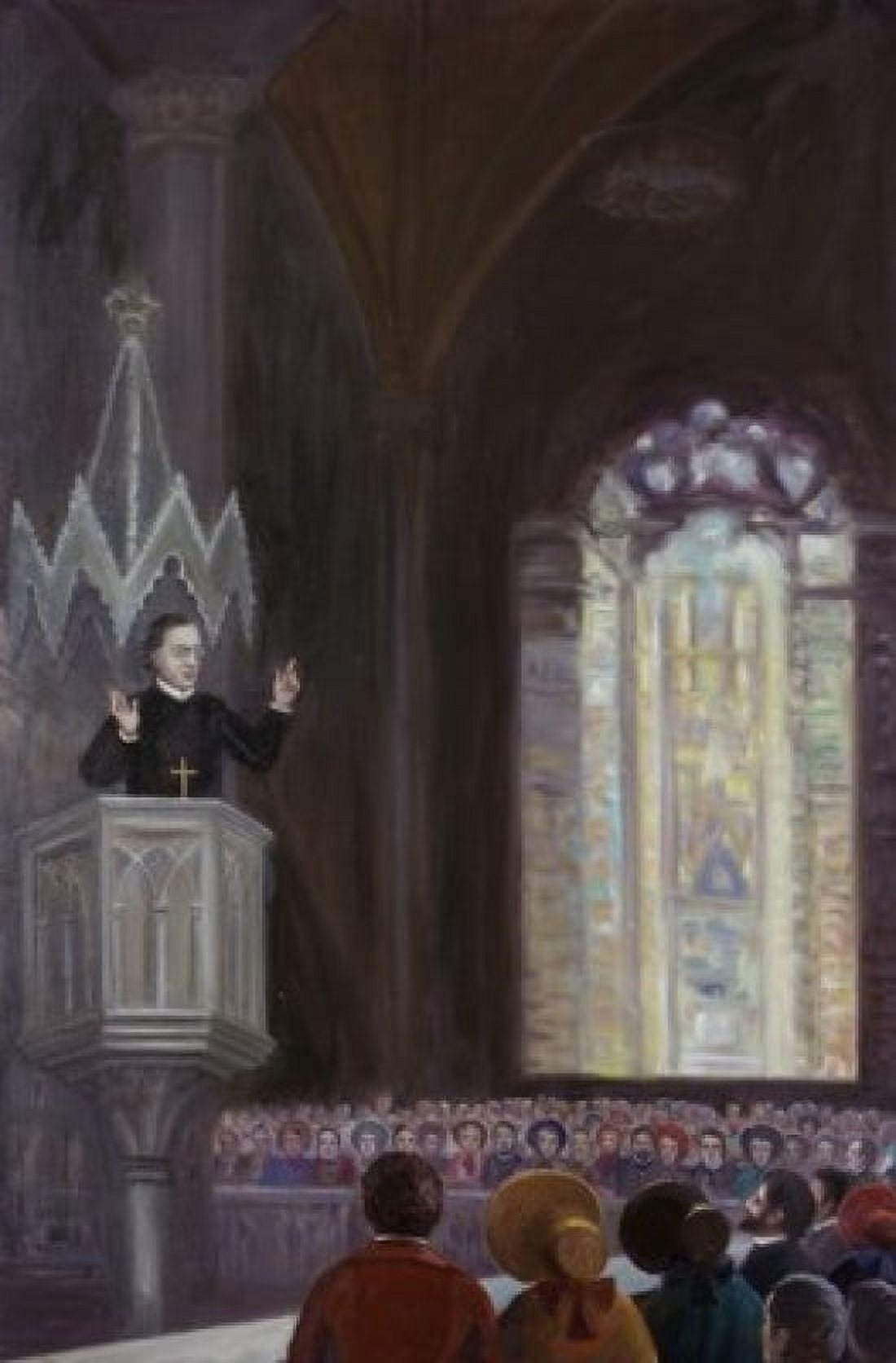 Rev Hecker & the Intellectual Revival Vittorio Bianchini (1797-1880 Italian) Canvas Art - Vittorio Bianchini (24 x 36)