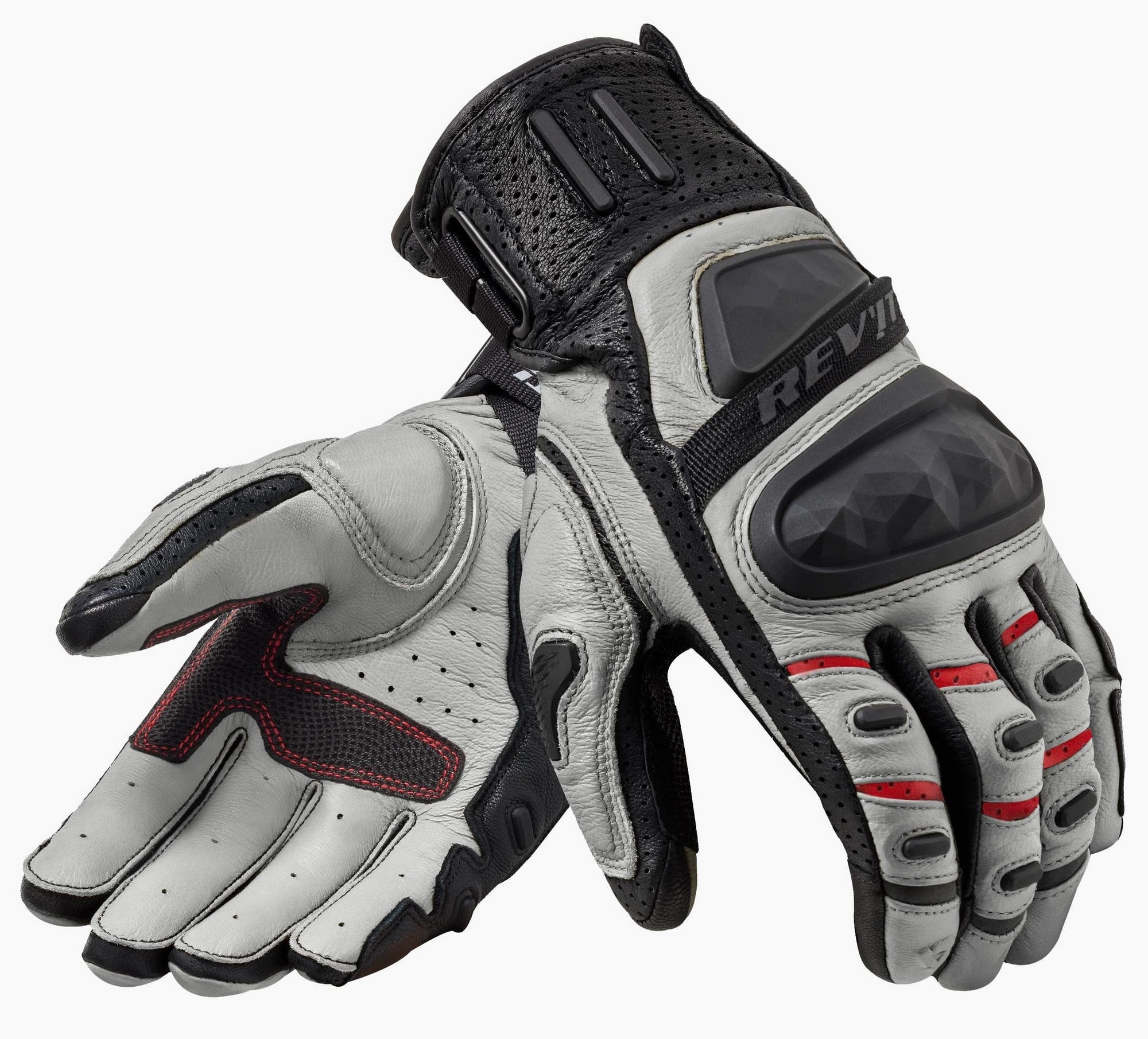 RevIt Cayenne 2 Men s Leather Motorcycle Gloves Black Silver 3XL in Nepal at NPR 42900 Rating 5