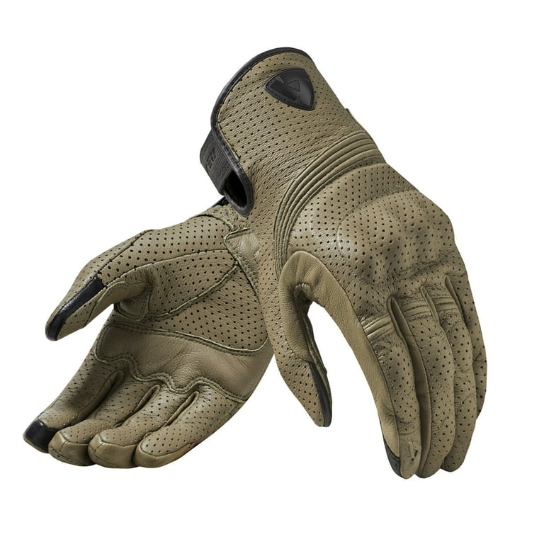 Motorcycle gloves best sale green