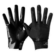 Cutters, Rev Pro 5.0 Football Receiver Gloves, Adult, L, Solid Black