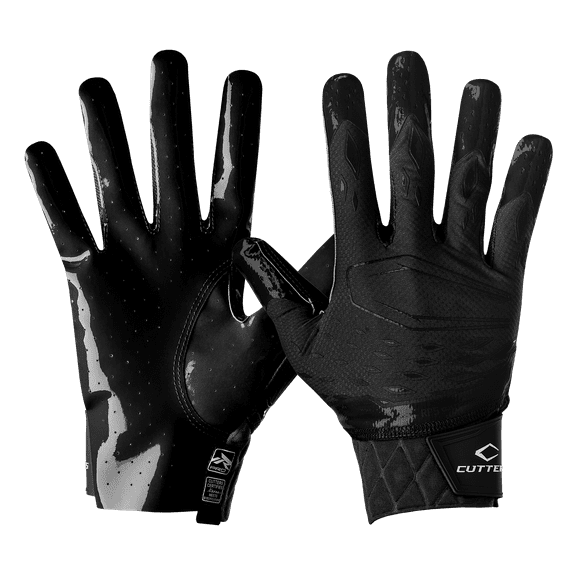 Cutters Rev Pro 5.0 Receiver Gloves Solid Black L