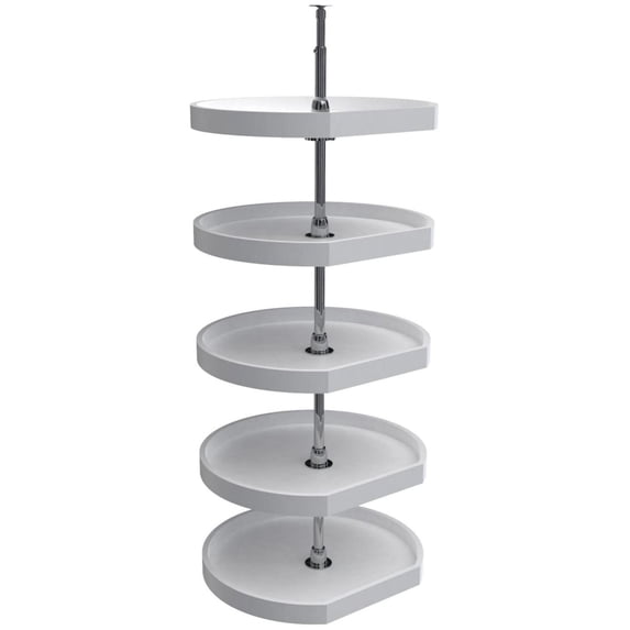 Rev-a-Shelf D Shaped 5 Shelf Pantry Lazy Susan