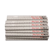 RevMark Carpenter Pencil 24 Pack White with Red Lead and Printed Ruler, Made in The USA. Quality Cedar Wood for Carpenters, Construction Workers, Woodworkers, Framers. Medium Lead Bulk Lumber Pencils