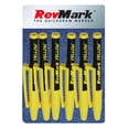 thumbnail image 1 of RevMark Industrial Marker - Yellow Ink - Standard Tip - 6 Pack, Made in the USA. Bright Ink perfect for metal, PVC, pipe wood and replaces a paint marker., 1 of 6