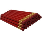 RevMark Jumbo Round Red Pencil 24-Pack with Black Lead, USA Made. Quality Cedar Wood
