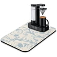 thumbnail image 1 of Revamp Kitchen Trimmable, Super Absorbent 19.5x12in Coffee Drying Mat Easy to Clean, LowProfile Design, Decorative Pattern, Coffee Mat SlipResistant & Waterproof, 1 of 7