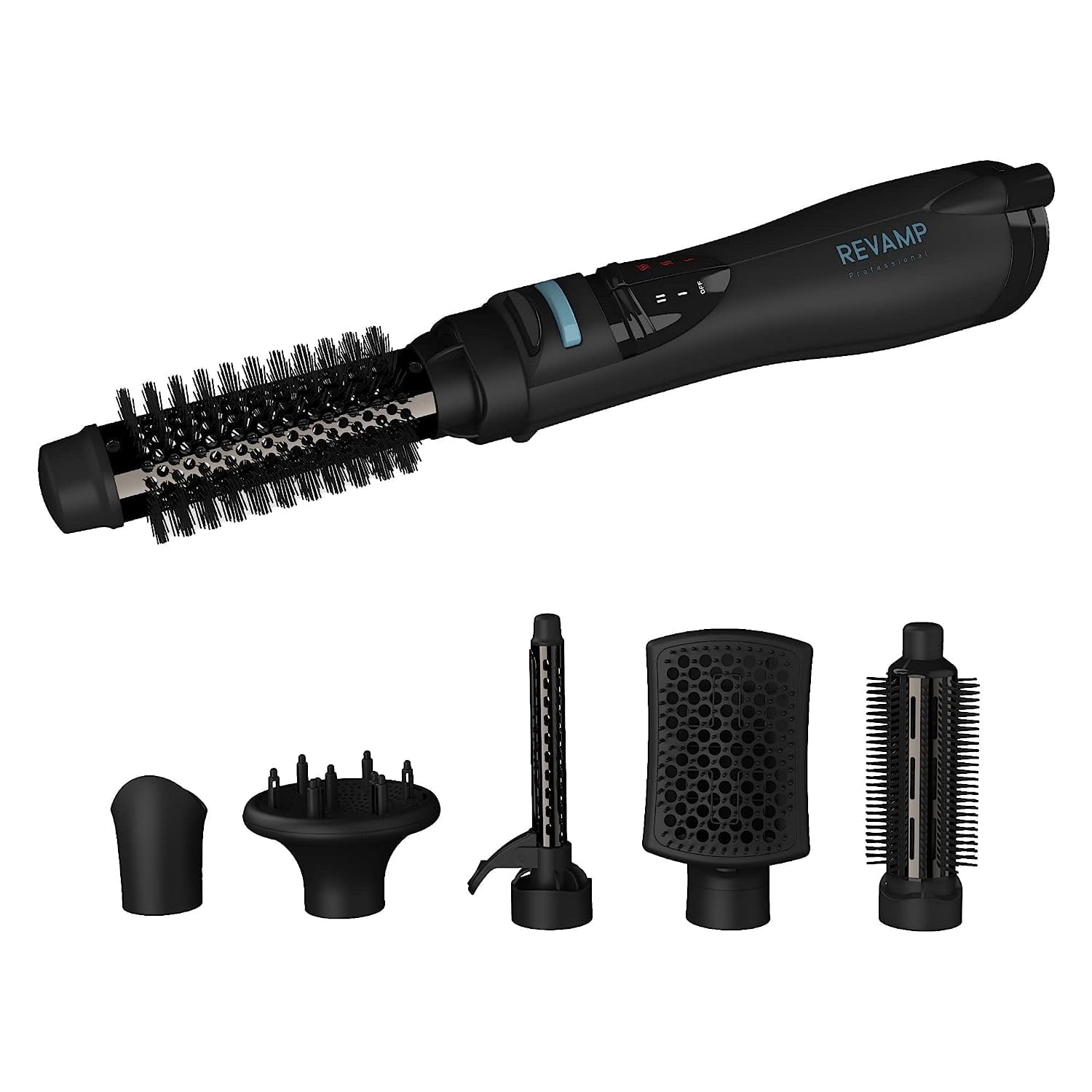 REVAMP Progloss Airstyle Professional Ceramic Hair Dryer, Ionic, Black