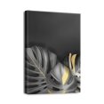 thumbnail image 1 of Revamp Your Décor with our 12X16 inch Abstract Brown Flowers Canvas Art in Minimalist Design, 1 of 7