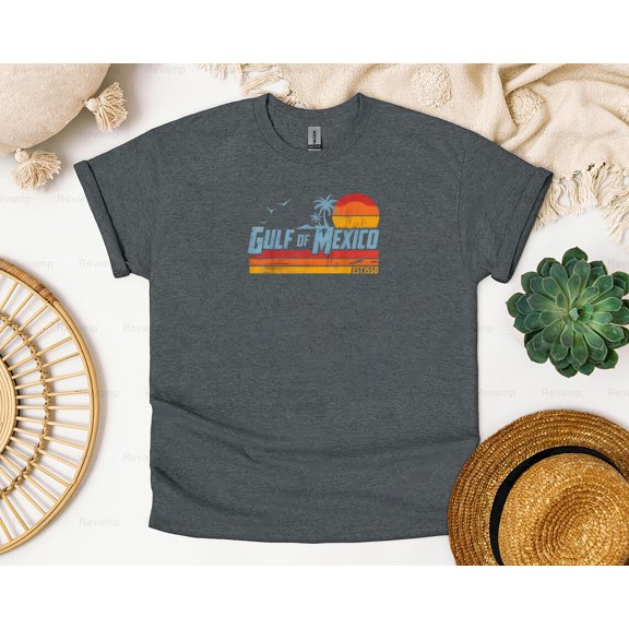 Revamp63 Gulf Of Mexico, Simple Coastal Destination T-Shirt, SW, Hoodie, for Unisex, up to 5XL.