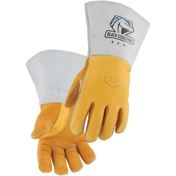 Revco 850L Flame Resistant Nomex Lined Elkskin Stick Welding Gloves L