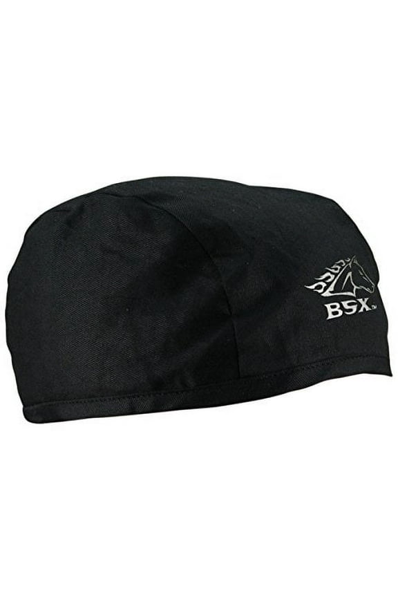 BSX BC5B-BK Black Cotton Welding Beanie Cap
