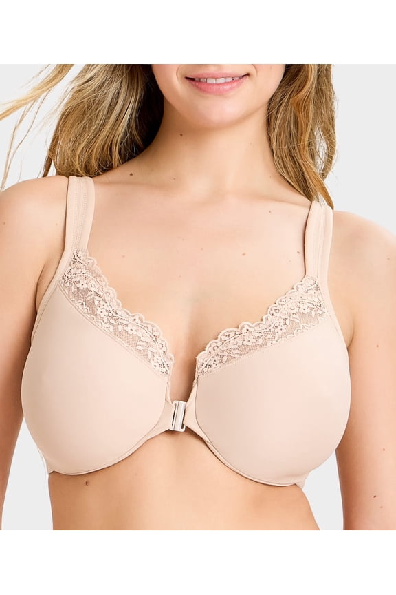 HAZEL Low-Key Front Close Minimizer Bra, US 40H