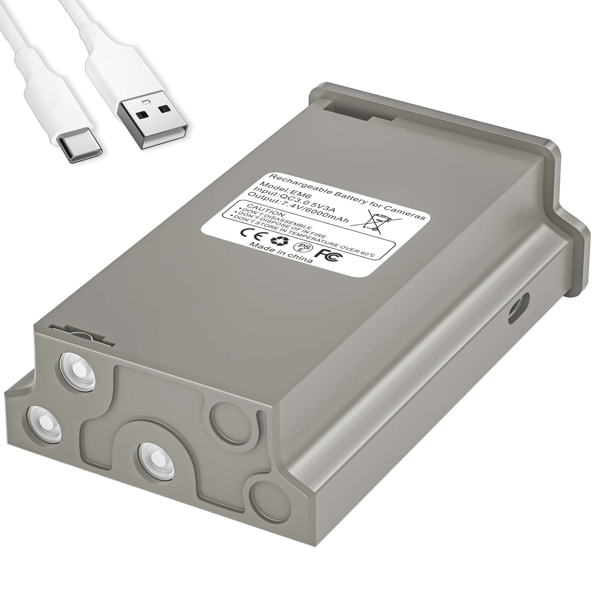 Reveal Hunting Camera Battery Pack, Rechargeable Lipo Lithium Battery