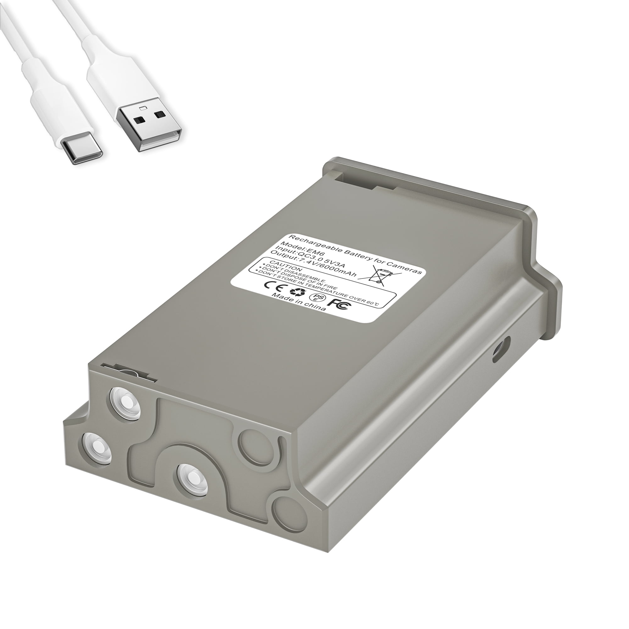 Reveal Hunting Camera Battery Pack, Rechargeable Lipo Lithium Battery