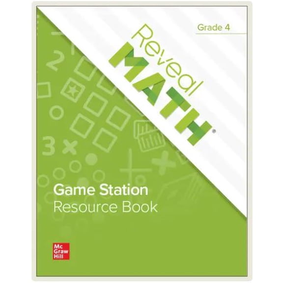 Pre-Owned Reveal Math Game Station Resource Book, Grade 4 9781264324286 1264324286 -
