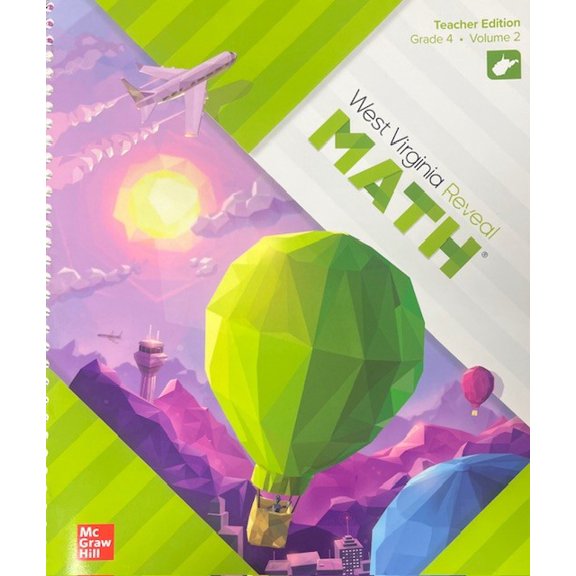 Reveal Math West Virginia Edition, Grade 4 Volume 2 Teacher Edition, c. 2025, 9781265666132, 126566613X - New