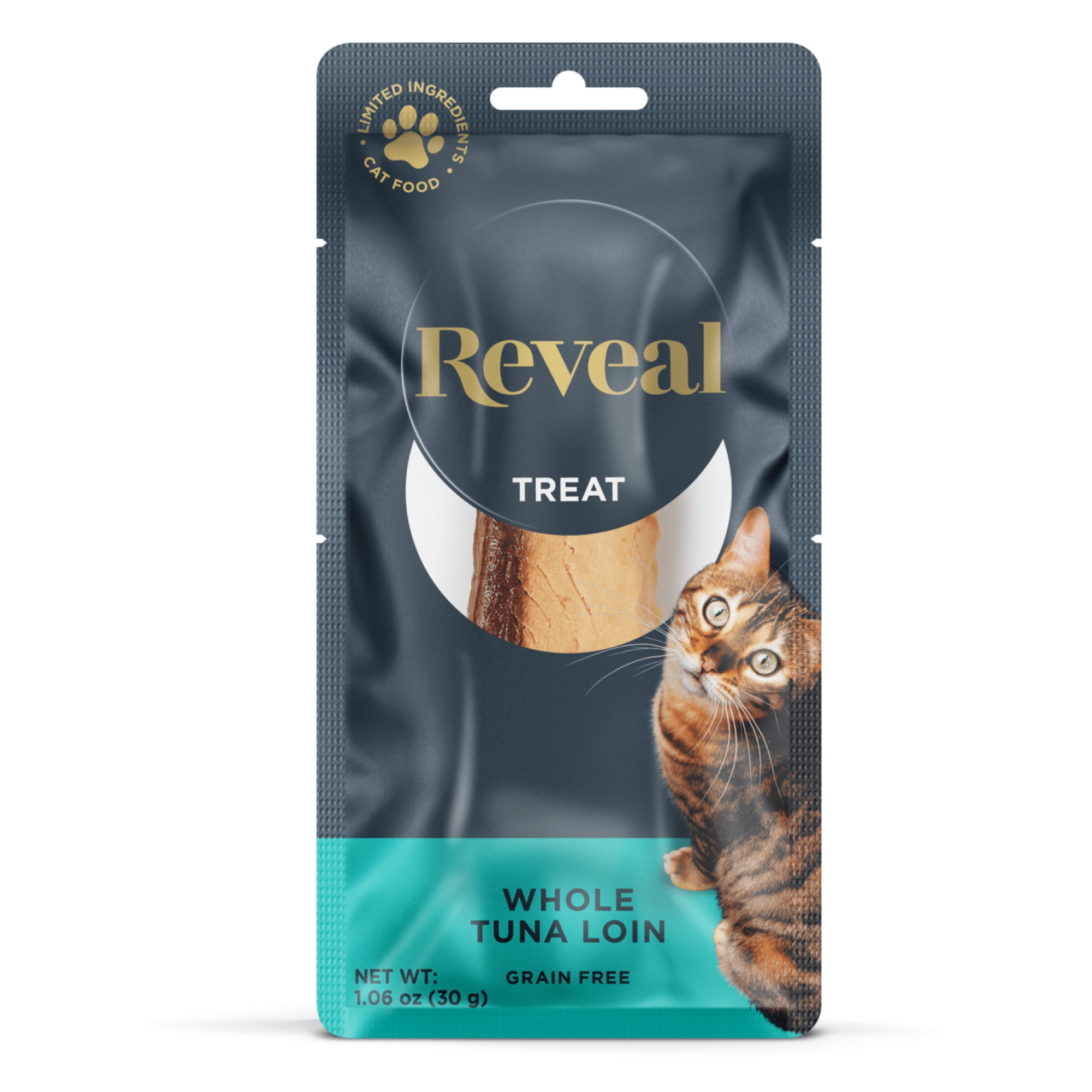 Reveal Natural Cat Treat, Whole Tuna Loin, 1.06 oz (Reveal Pet Food