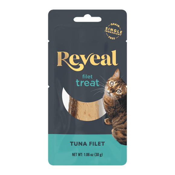 Reveal Pet Food, Natural Wet Cat Treat, Whole Tuna Loin, 1.06 oz
